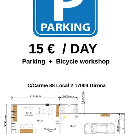 Centro 7pax Апартаменты Жирона